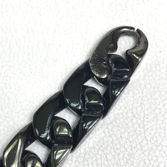 Auth LOUIS VUITTON MP2853 LV Collier Chain Links Patches Accessories Necklace - Picture 10 of 14